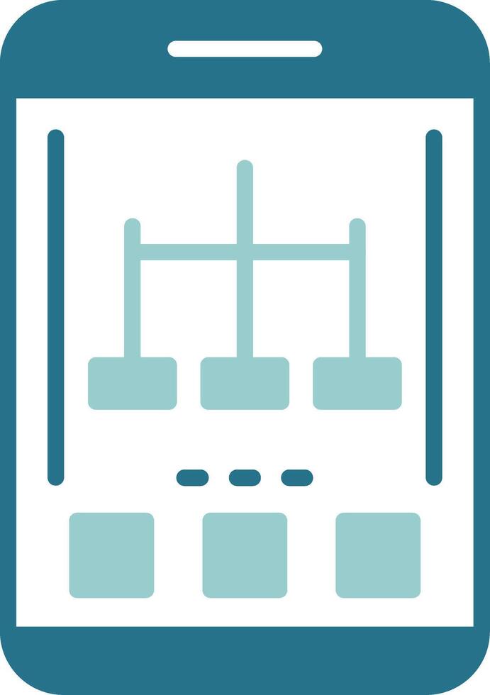 Network Two Color Sample Icon vector