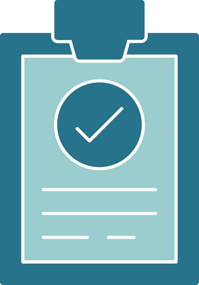 Survey Solid Style EPS Icon vector