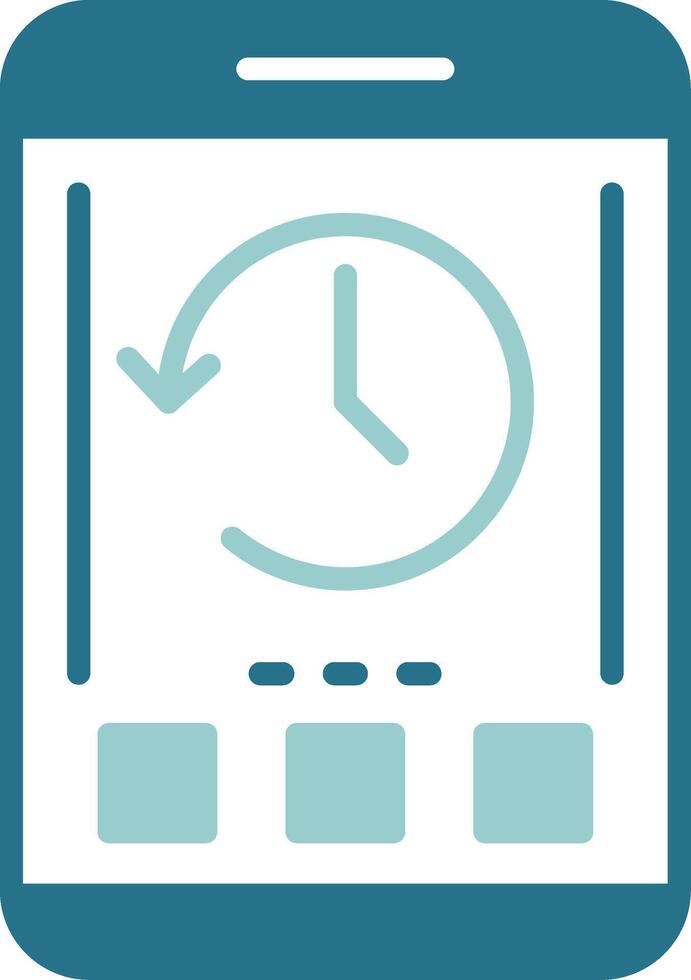 History Two Color Sample Icon vector