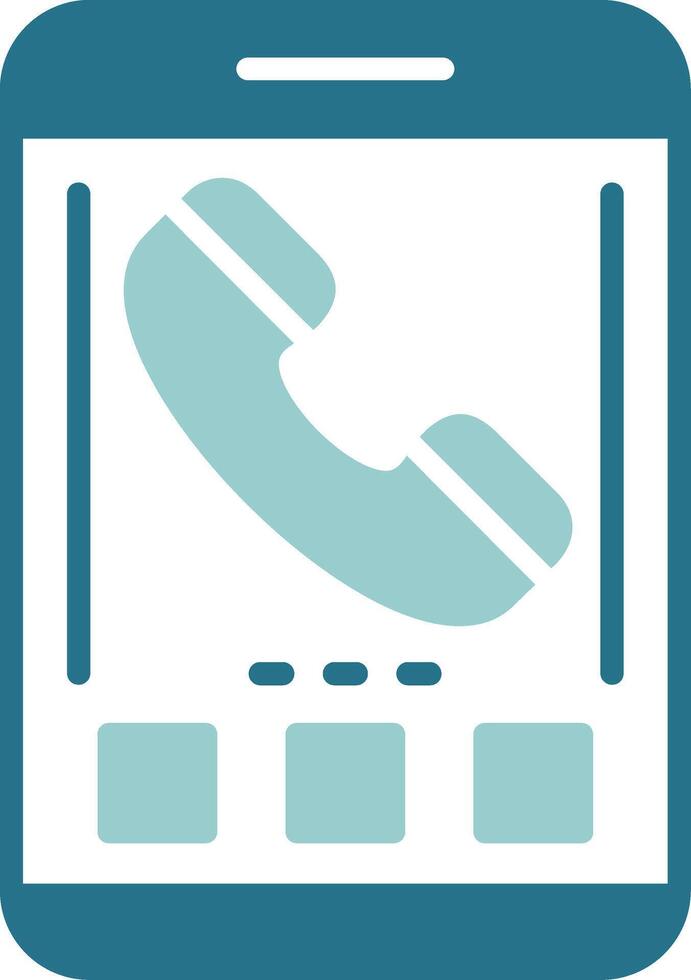 Phone Two Color Sample Icon vector