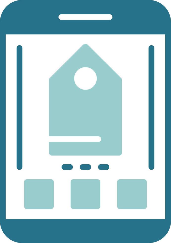 Tag Two Color Sample Icon vector
