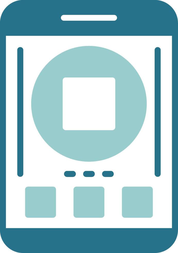 Stop Two Color Sample Icon vector