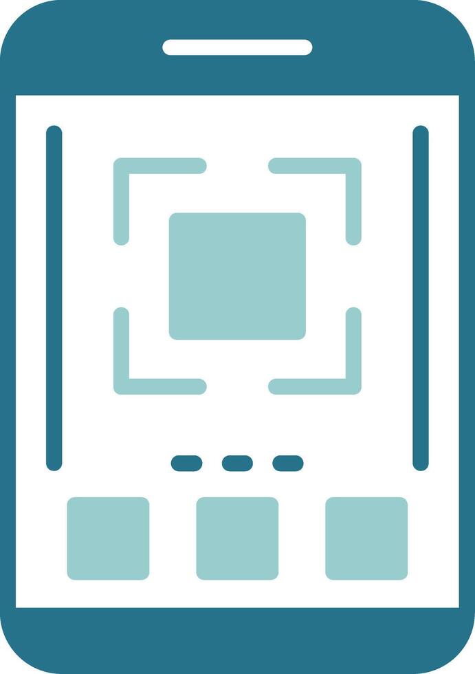 Full screen Two Color Sample Icon vector