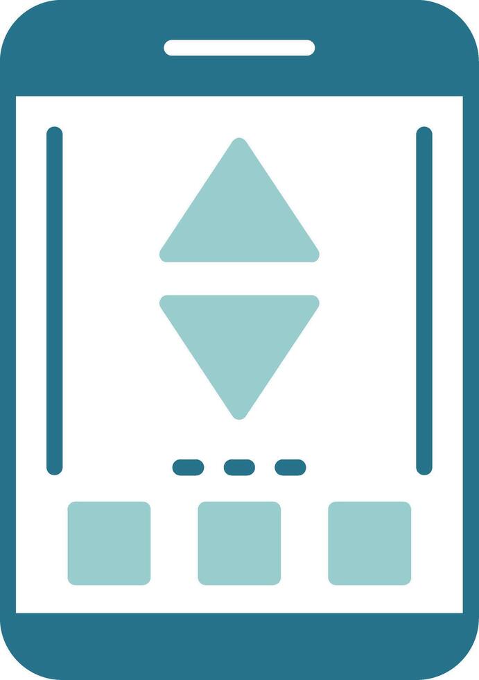 Sort Two Color Sample Icon vector