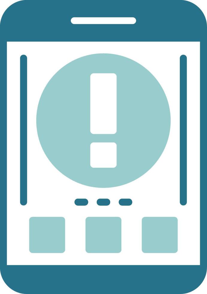 Warning Two Color Sample Icon vector