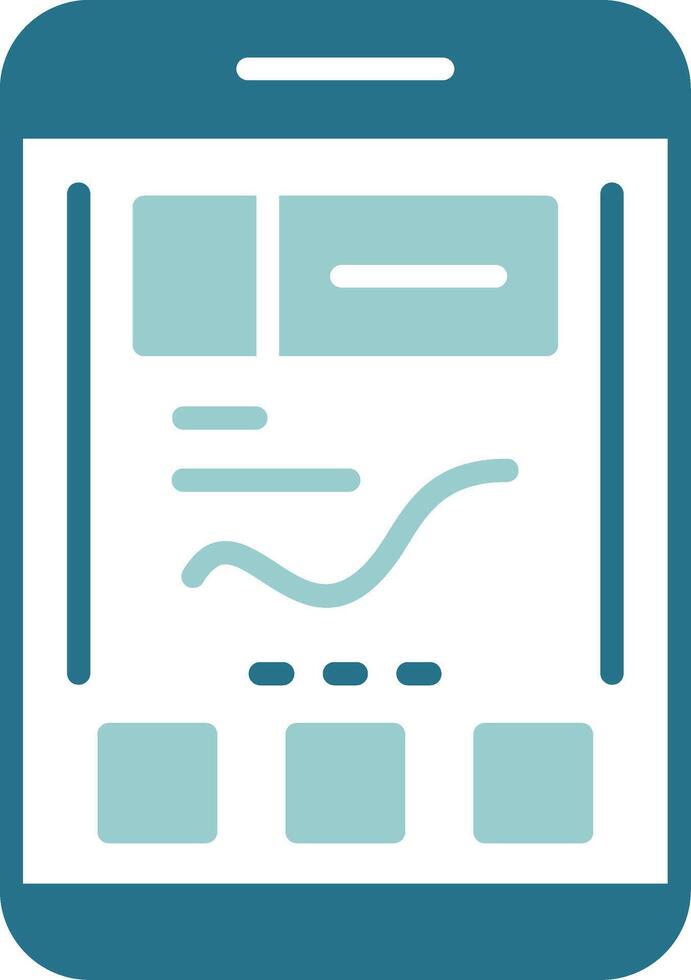 Analytics Two Color Sample Icon vector