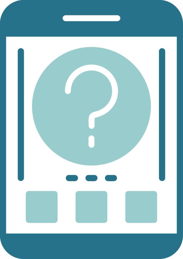 Help Two Color Sample Icon vector