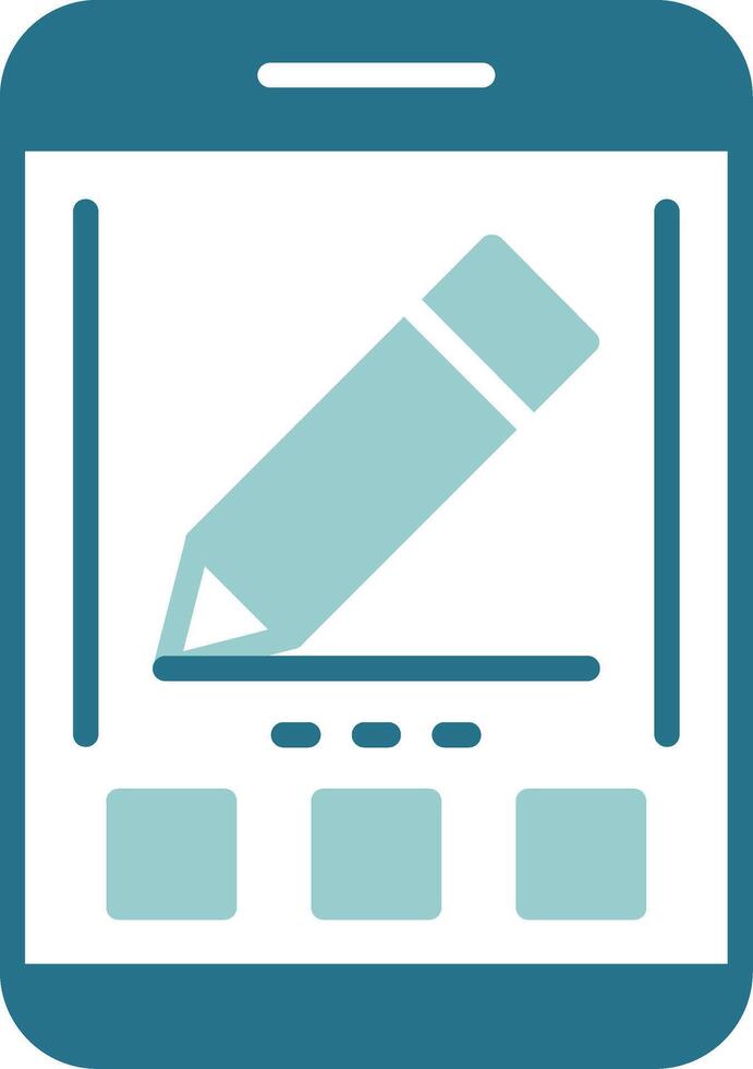 Edit Two Color Sample Icon vector