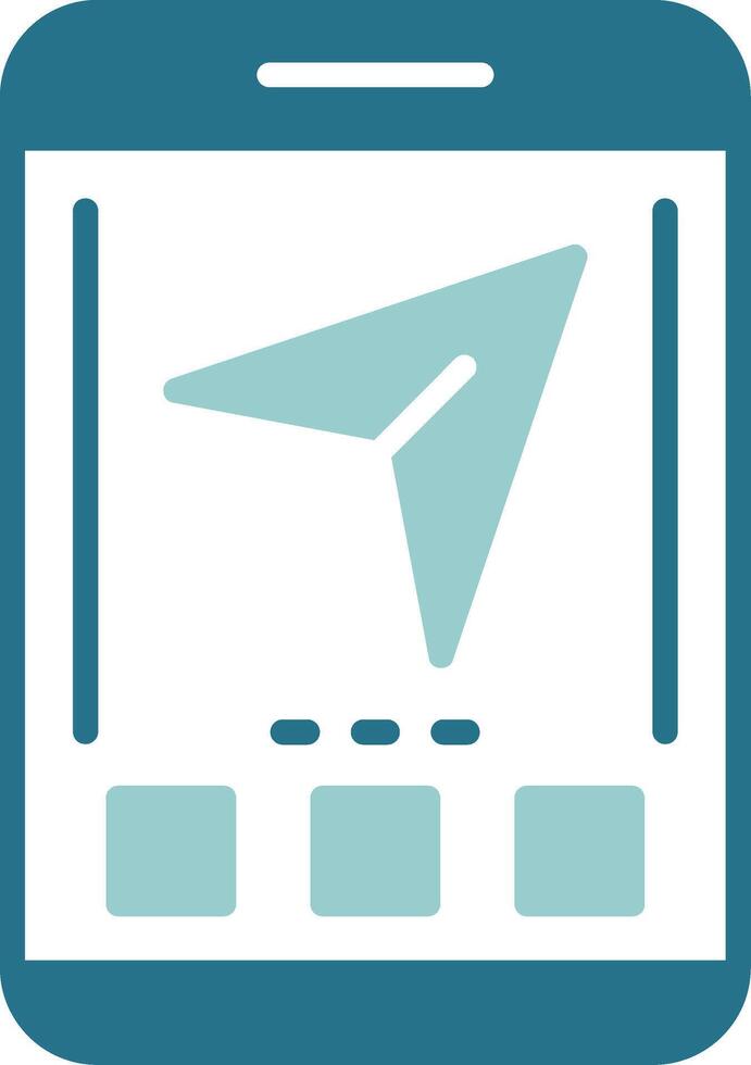 Share Two Color Sample Icon vector
