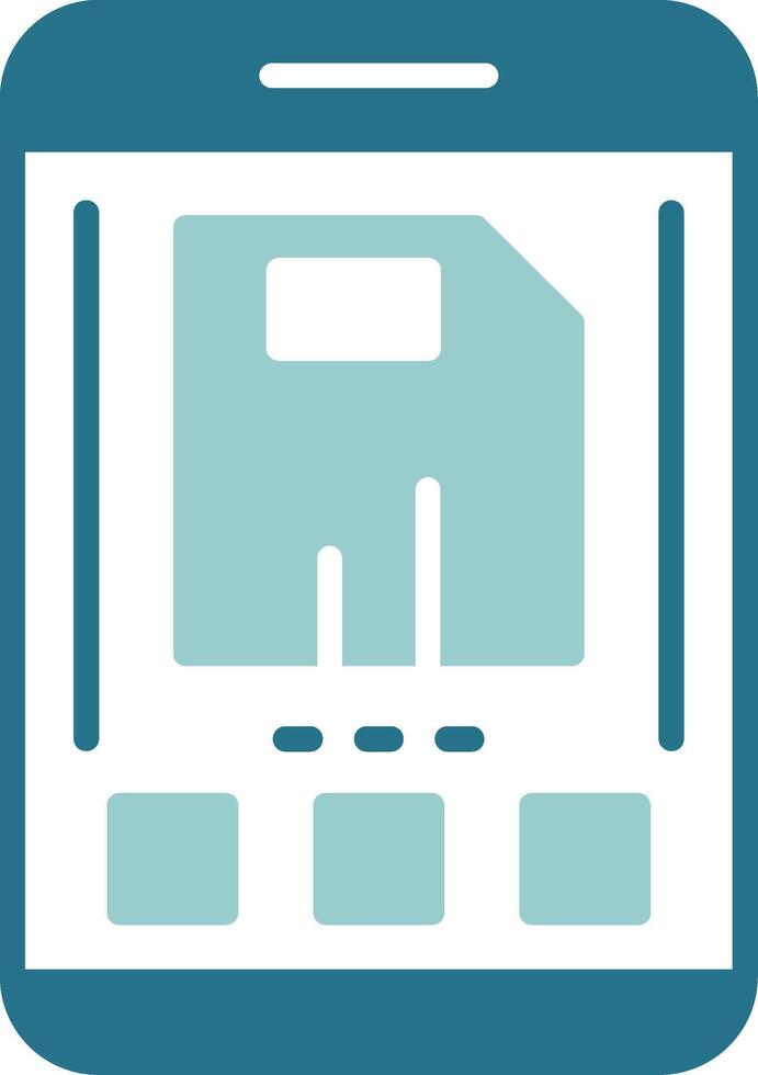Save Two Color Sample Icon vector