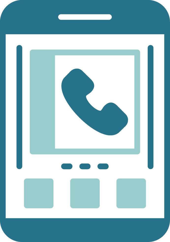 Contacts Glyph Sample Icon Design vector