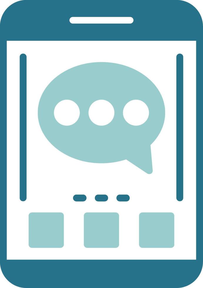 Comment Two Color Sample Icon vector