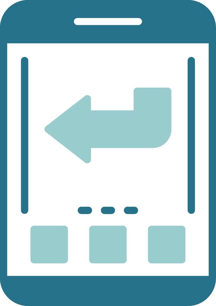 Back Two Color Sample Icon vector