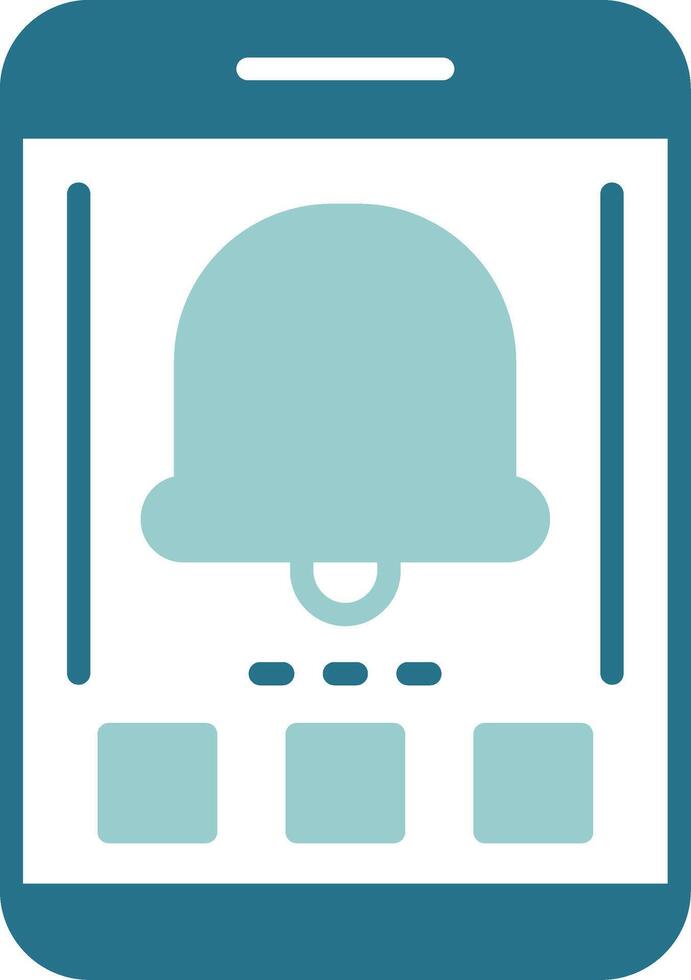 Bell Two Color Sample Icon vector