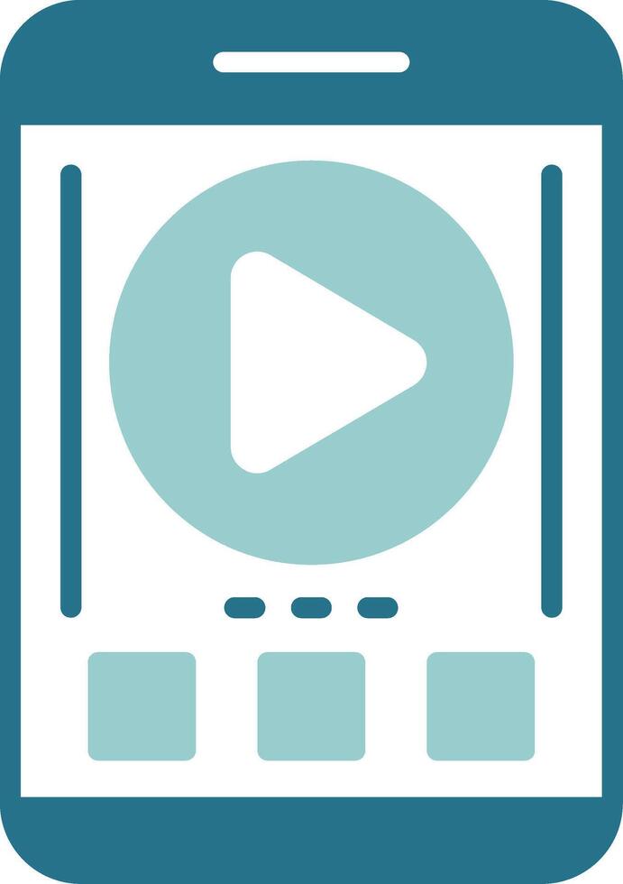 Play Two Color Sample Icon vector