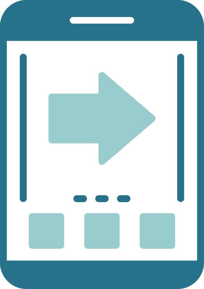 Arrow Two Color Sample Icon vector