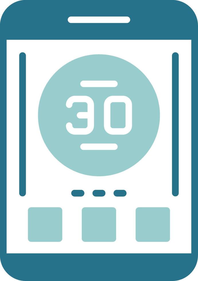Battery Two Color Sample Icon vector