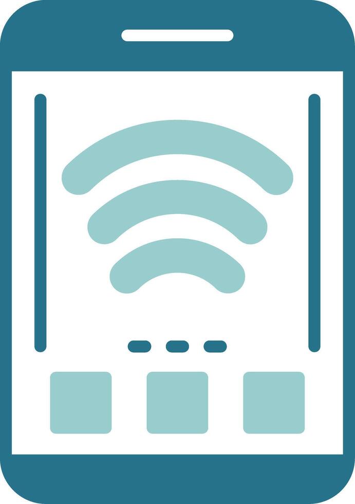 Wi Fi Two Color Sample Icon vector