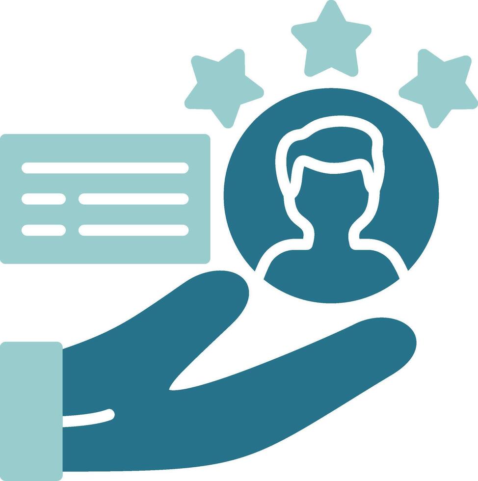 Customer Satisfaction Solid Sample Icon vector