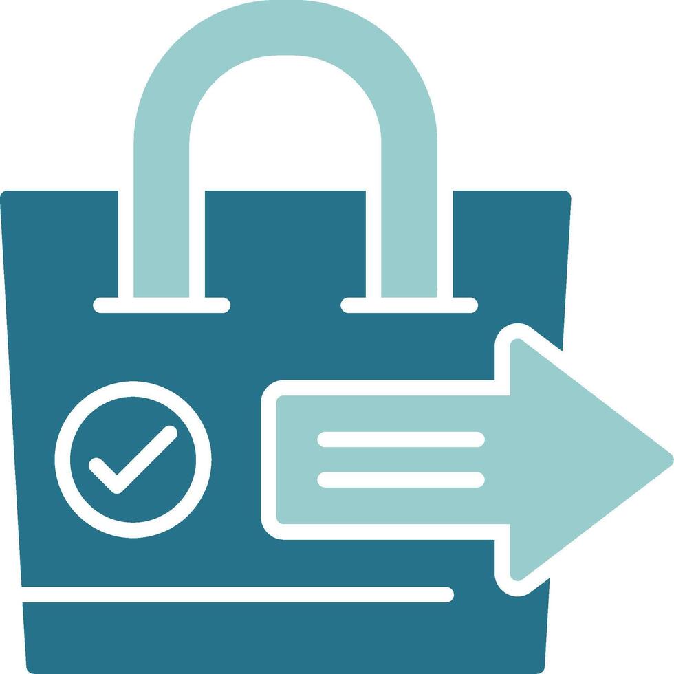 Checkout Solid Sample Icon vector