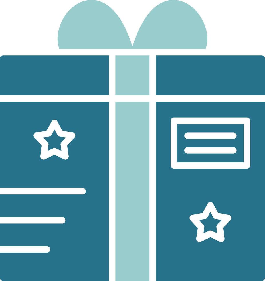 Gift Solid Sample Icon vector