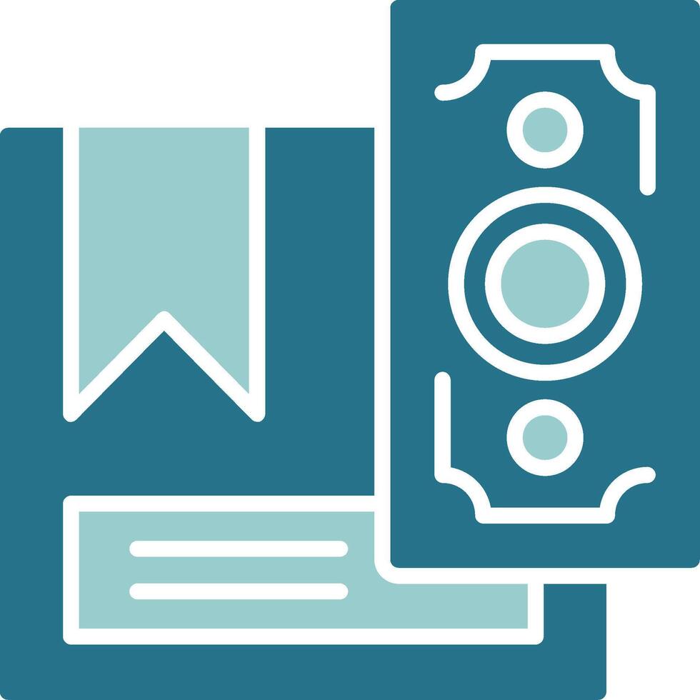 Cash on Delivery Solid Sample Icon vector