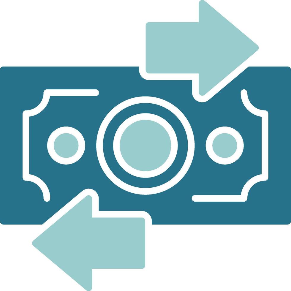 Refund Solid Sample Icon vector