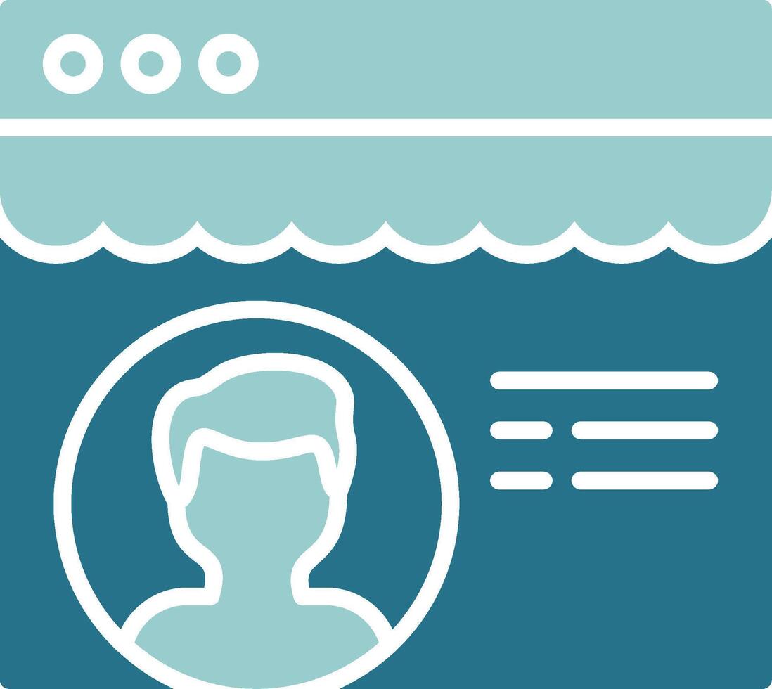Account Solid Sample Icon vector