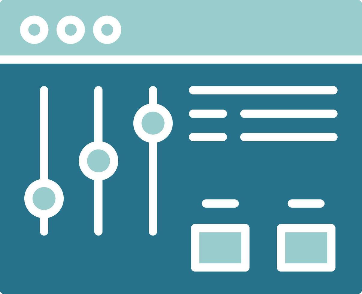 Filter Solid Sample Icon vector