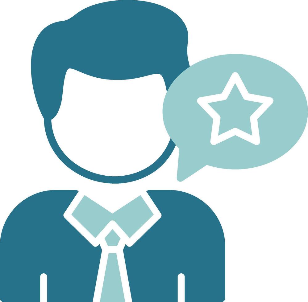 Customer Ratings Solid Sample Icon vector