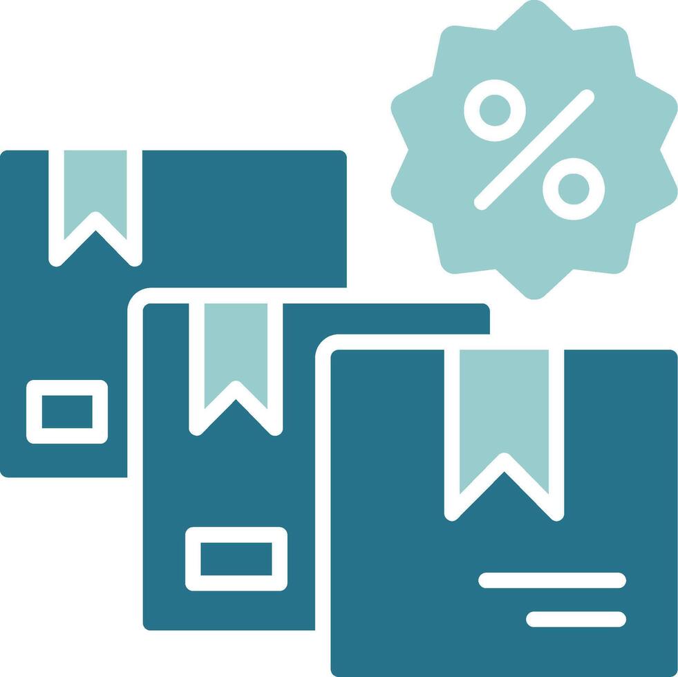Bundle Offer Solid Sample Icon vector