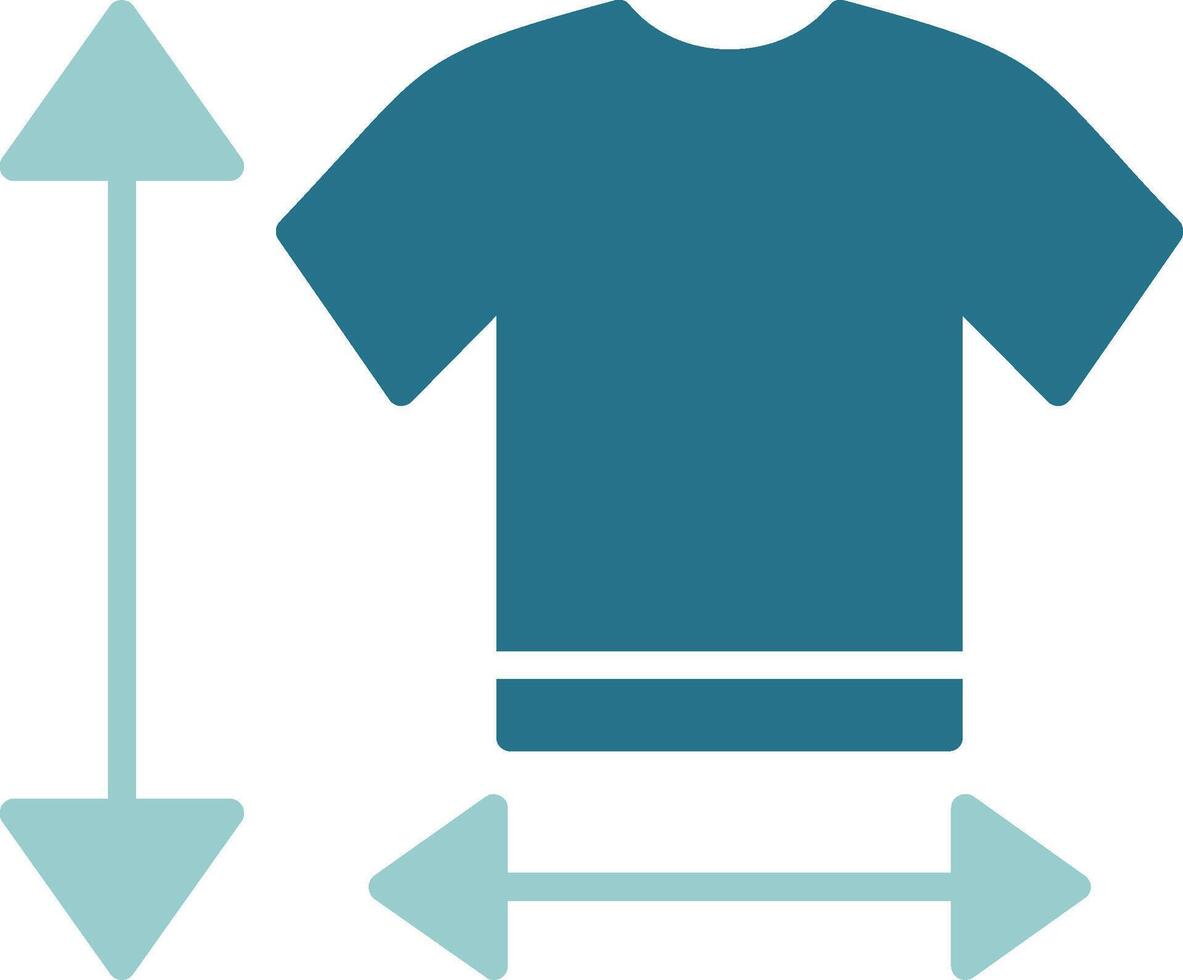 Size Guide Solid Sample Icon vector