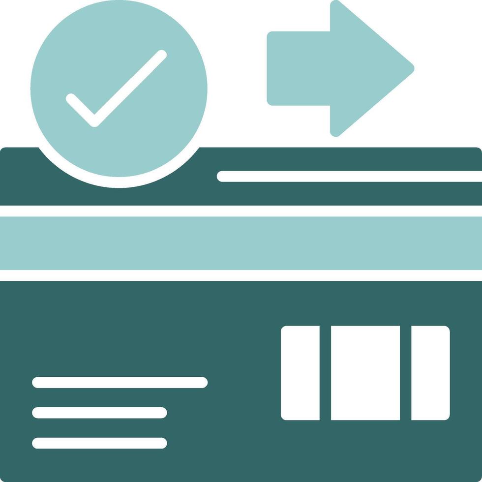 Payment Solid Sample Icon vector