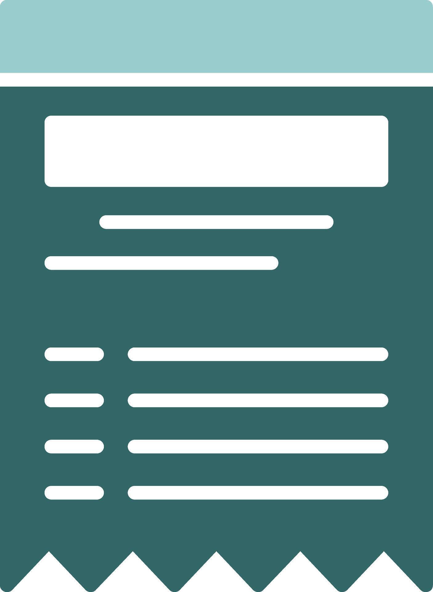 Receipt Solid Sample Icon 54890304 Vector Art at Vecteezy