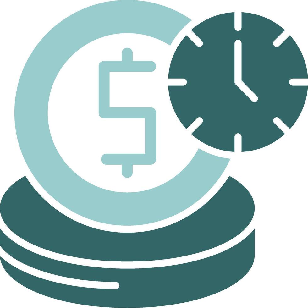 Retirement planning Solid Sample Icon vector