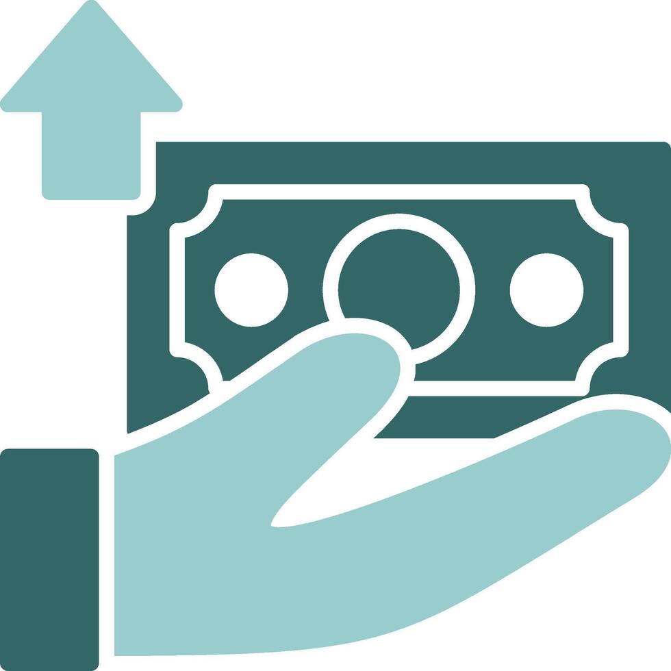 Money transfer Solid Sample Icon vector