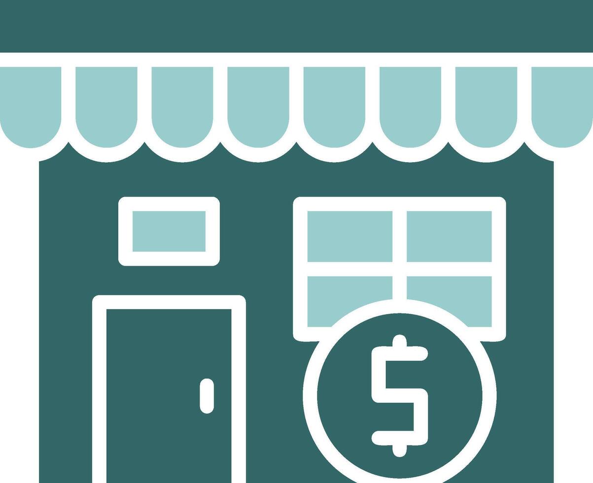 Merchant Solid Sample Icon vector