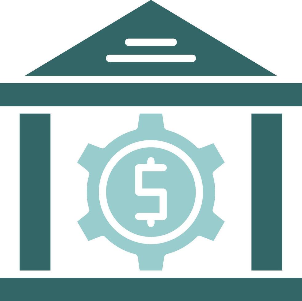 Monetary policy Solid Sample Icon vector