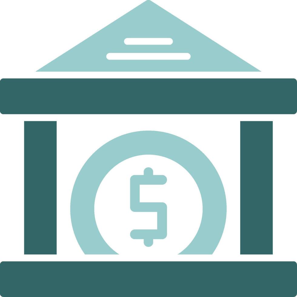 Federal Reserve Solid Sample Icon vector