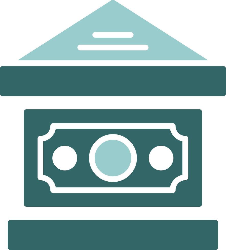 Central bank Solid Sample Icon vector