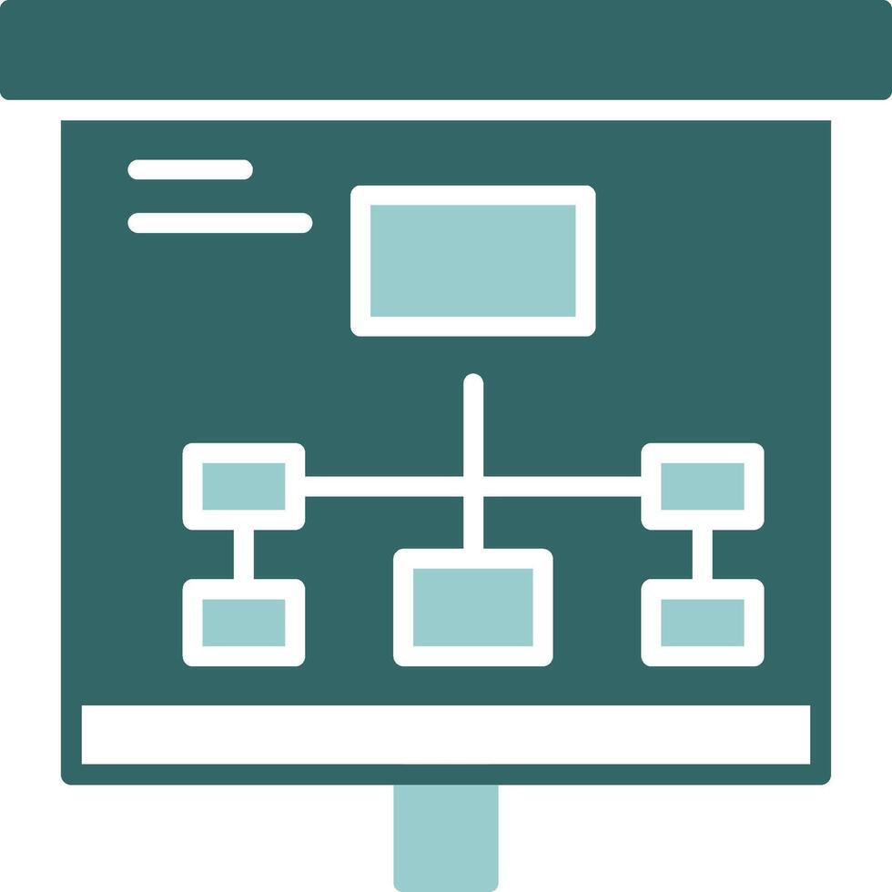 Flowchart Solid Sample Design vector