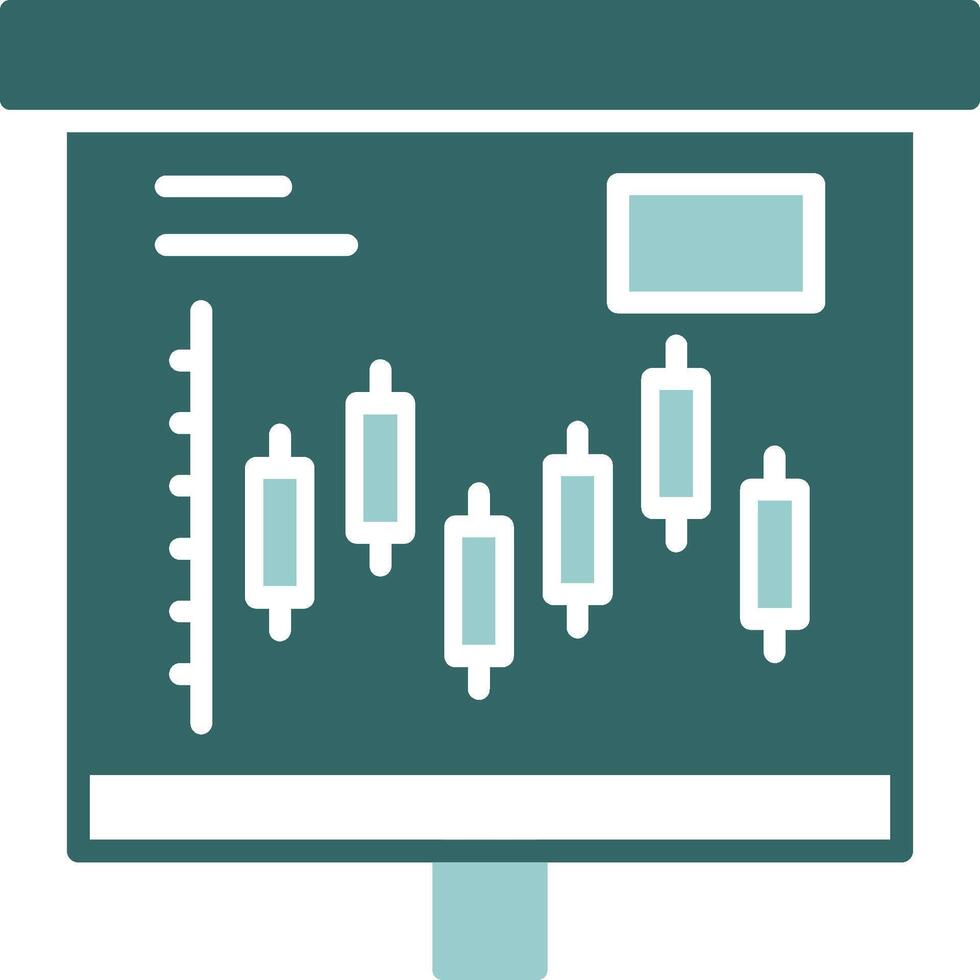 Candlestick Solid Sample Design vector
