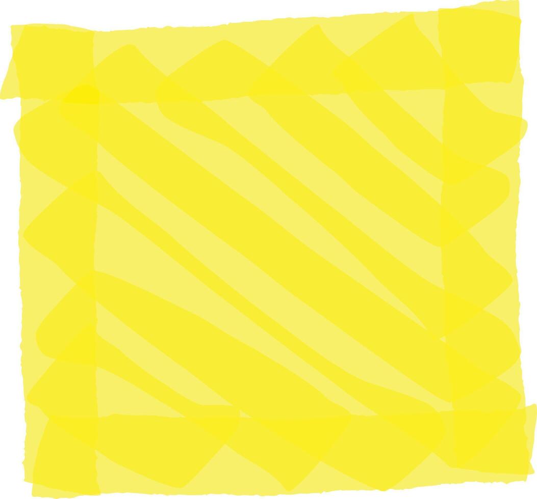 Vibrant yellow backdrop featuring diagonal stripes and a decorative serrated edge creating a square frame, ideal for adding a pop of color and visual interest to various design projects vector