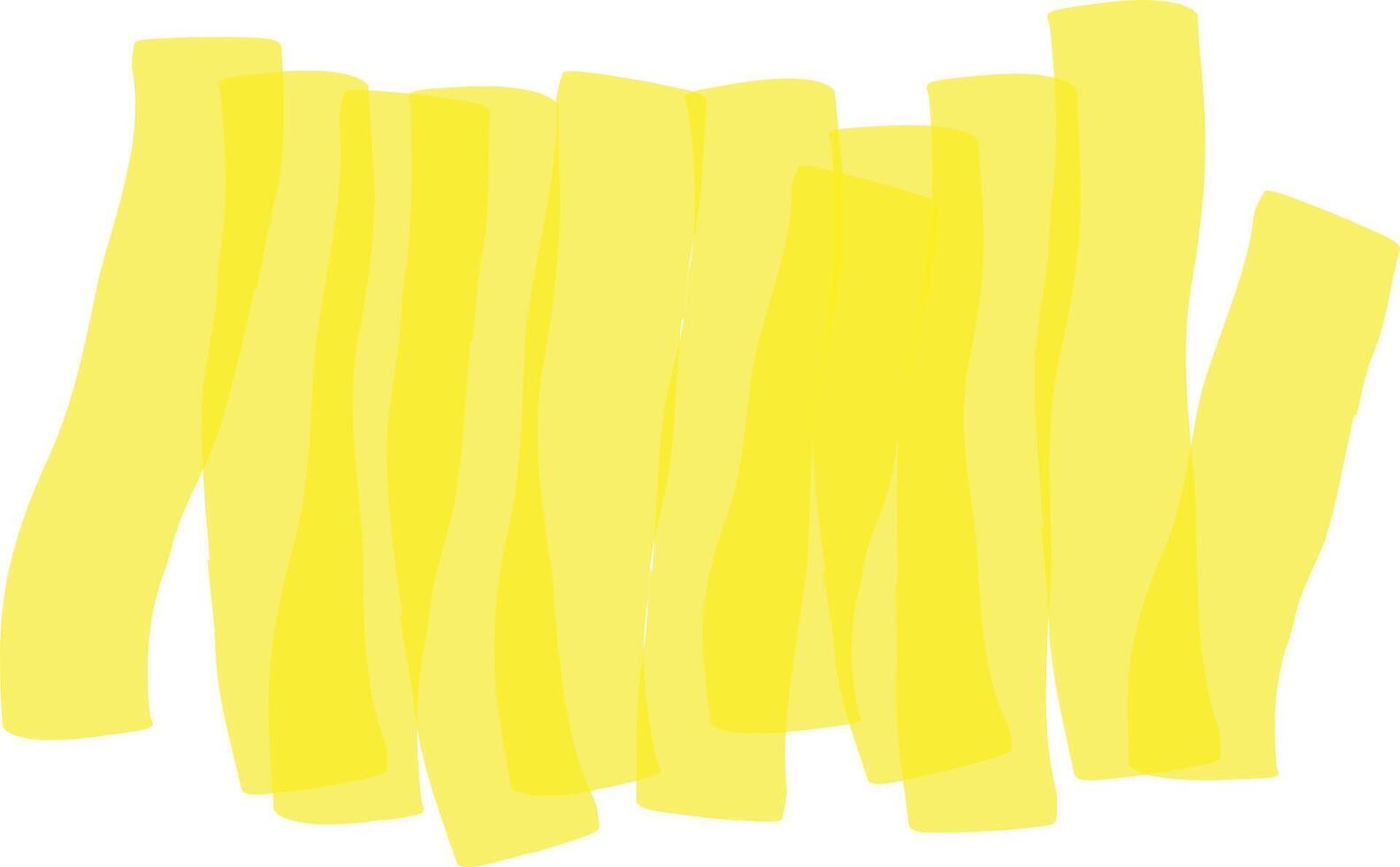 Yellow irregular vertical stripes are overlapping, creating an abstract textured background with a modern and vibrant feel, suitable for various design purposes vector
