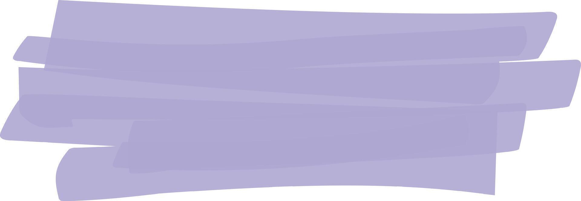 Purple highlighter strokes overlapping and blending together, forming a textured and vibrant background ideal for various design projects and presentations, enhancing visual appeal vector