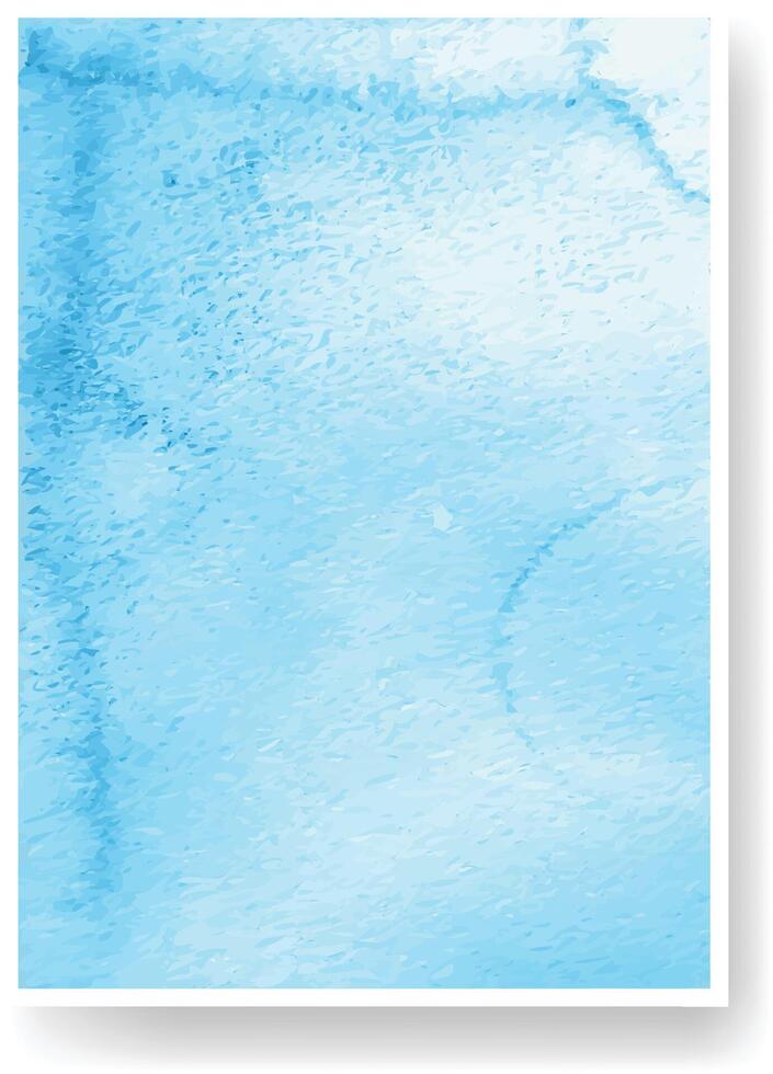 Light blue watercolor background creating a textured, vibrant surface, enhancing various design projects with an artistic flair. Ideal for adding a fresh and modern touch vector