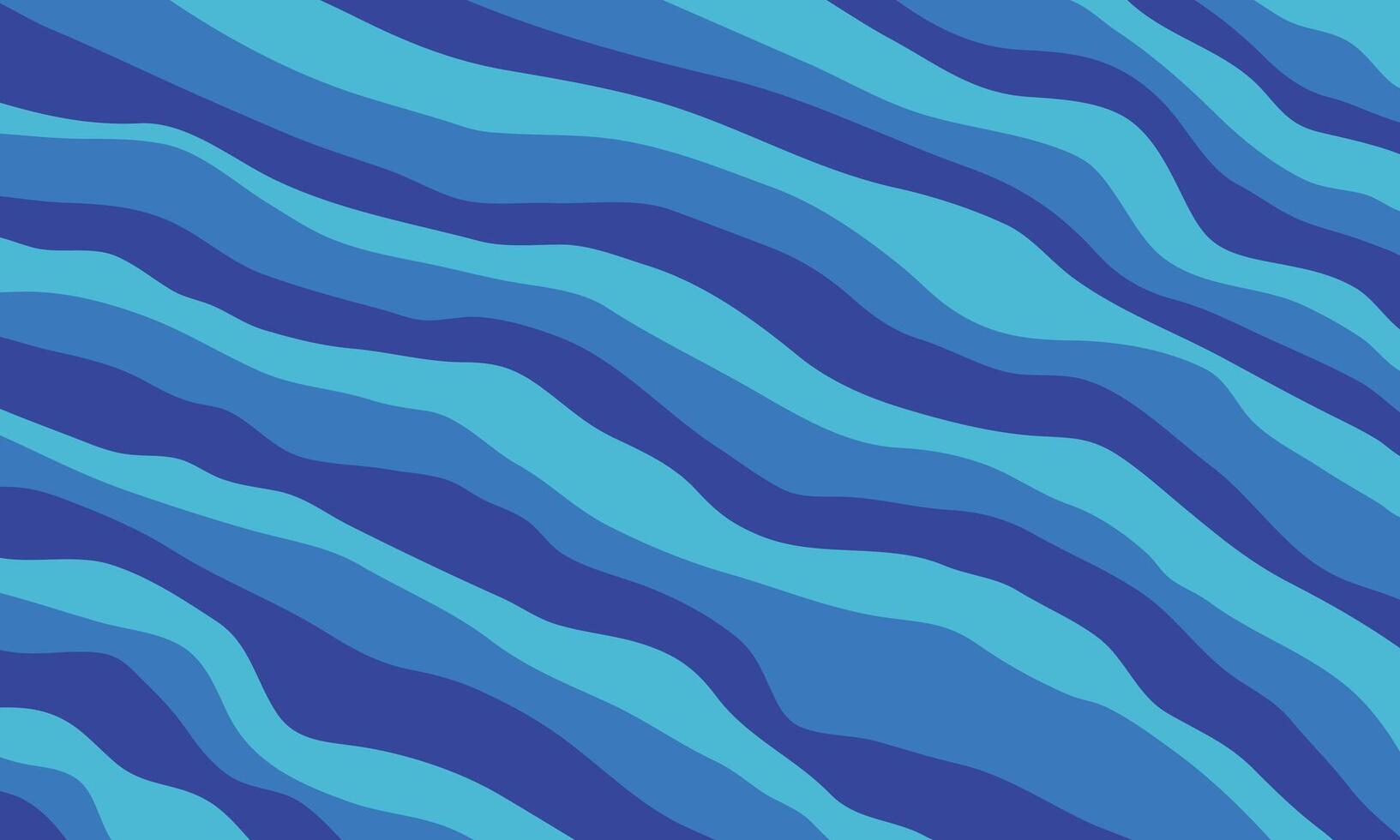 Pattern blue wave abstract background vector