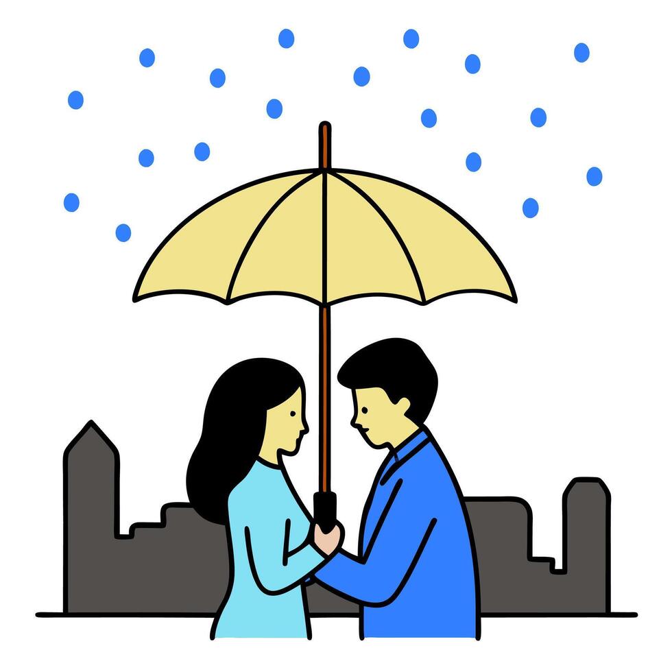 Ideal illustration for showing affection on Valentines Day. vector