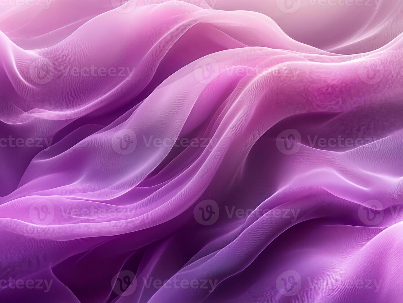 flowing cloth creating smooth waves in purple and pink tones photo