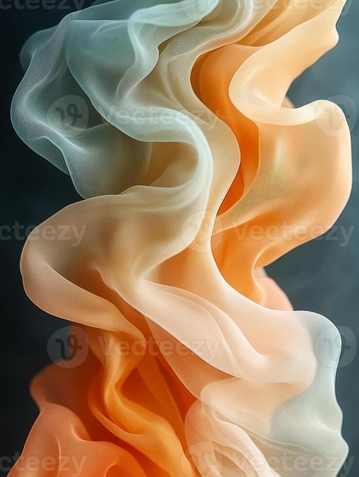 colorful cloth flowing background texture photo